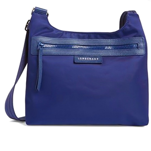 Bags Longchamp Le Pliage Neo Flat Navy Blue Nylon Crossbody Bag Poshmark